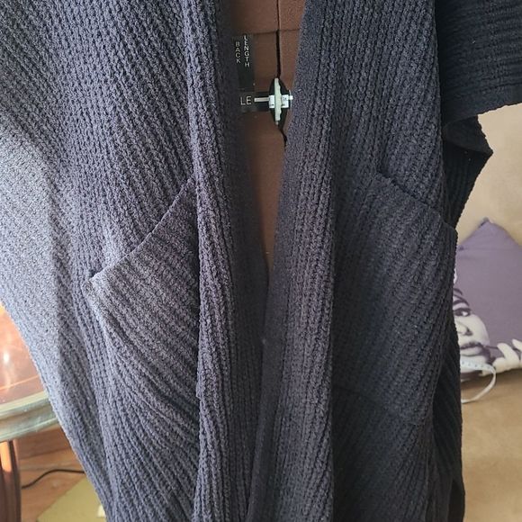 NWT Aerie Chenille Cardigan Poncho - Picture 5 of 9